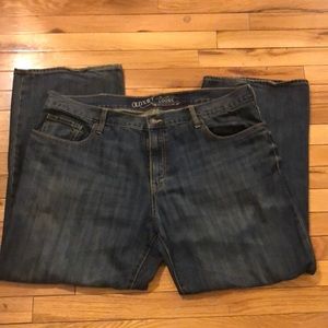 Old Navy dark wash blue jeans!